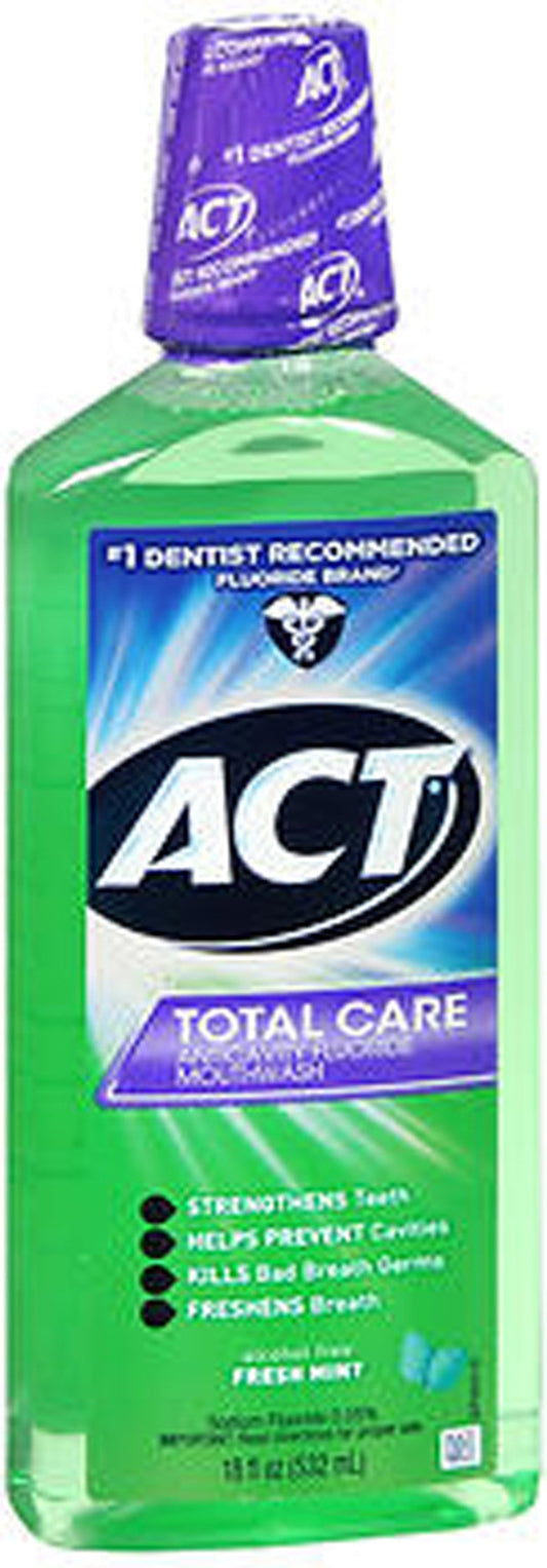 Act Total Care Anticavity Fluoride Mouthwash Fresh Mint - 18 oz