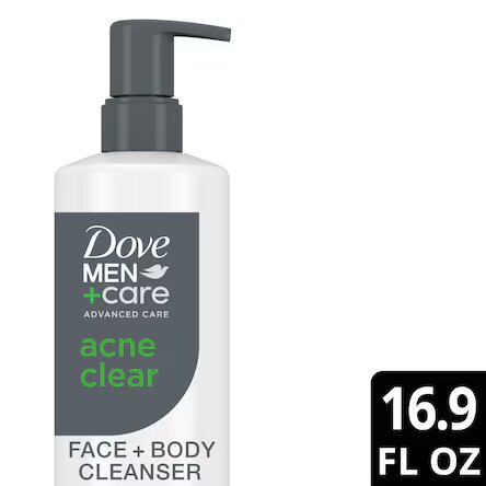 Men+Care Advanced Care Acne Clear Face + Body Wash